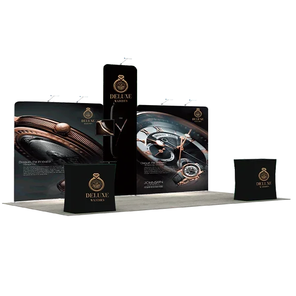 Custom printed luxury watch packaging and promotional display materials