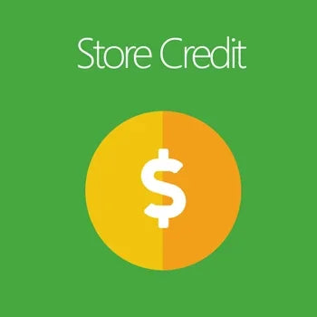 Store Credit icon featuring a yellow coin with a white dollar sign on a green background