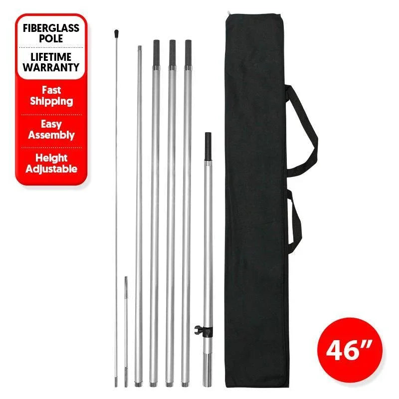 17' Premium Universal Flag Pole - Soardist