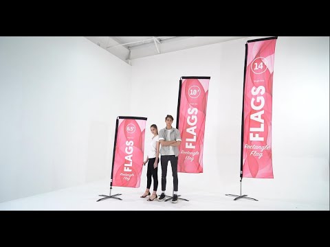 Premium Rectangle Flags