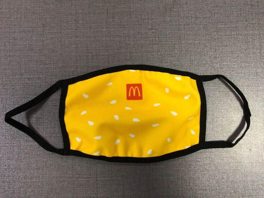 Custom Printed Masks (Dye-Sublimated) Elastic Ear Loop - Soardist