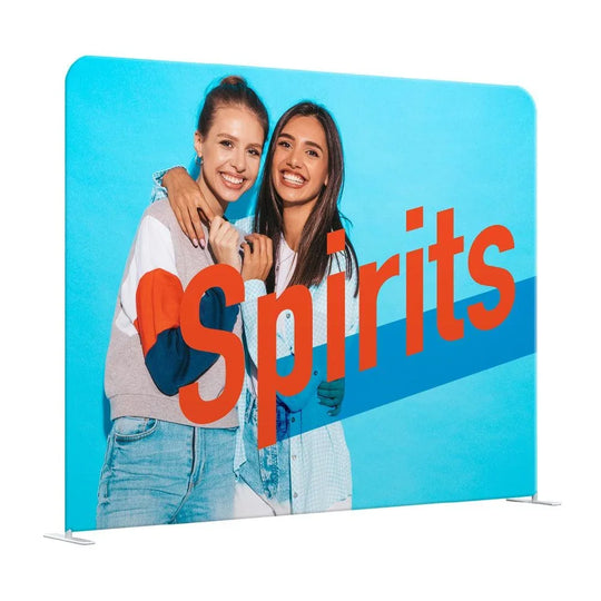 8' Tube Straight Fabric Display - Soardist